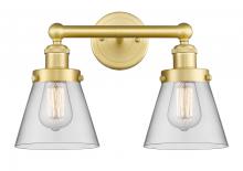 Innovations Lighting 616-2W-SG-G62 - Cone - 2 Light - 15 inch - Satin Gold - Bath Vanity Light
