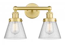 Innovations Lighting 616-2W-SG-G64 - Cone - 2 Light - 15 inch - Satin Gold - Bath Vanity Light