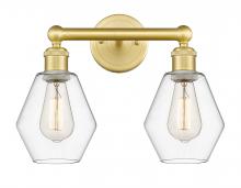 Innovations Lighting 616-2W-SG-G652-6 - Cindyrella - 2 Light - 15 inch - Satin Gold - Bath Vanity Light
