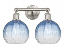 Innovations Lighting 616-2W-SN-G483-8SB - Brookhaven Globe - 2 Light - 17 inch - Brushed Satin Nickel - Bath Vanity Light
