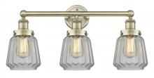 Innovations Lighting 616-3W-AB-G142 - Chatham - 3 Light - 25 inch - Antique Brass - Bath Vanity Light