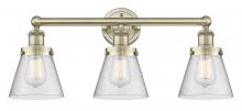Innovations Lighting 616-3W-AB-G64 - Cone - 3 Light - 24 inch - Antique Brass - Bath Vanity Light