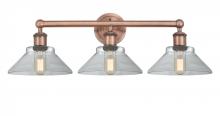 Innovations Lighting 616-3W-AC-G132 - Orwell - 3 Light - 26 inch - Antique Copper - Bath Vanity Light