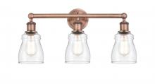 Innovations Lighting 616-3W-AC-G392 - Ellery - 3 Light - 23 inch - Antique Copper - Bath Vanity Light