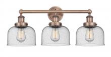 Innovations Lighting 616-3W-AC-G74 - Bell - 3 Light - 26 inch - Antique Copper - Bath Vanity Light