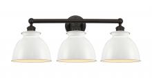 Innovations Lighting 616-3W-OB-M14-W - Adirondack - 3 Light - 26 inch - Oil Rubbed Bronze - Bath Vanity Light