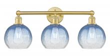 Innovations Lighting 616-3W-SG-G483-8SB - Brookhaven Globe - 3 Light - 26 inch - Satin Gold - Bath Vanity Light