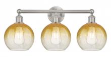 Innovations Lighting 616-3W-SN-G483-8AM - Brookhaven Globe - 3 Light - 26 inch - Brushed Satin Nickel - Bath Vanity Light