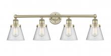 Innovations Lighting 616-4W-AB-G64 - Cone - 4 Light - 33 inch - Antique Brass - Bath Vanity Light