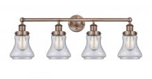 Innovations Lighting 616-4W-AC-G194 - Bellmont - 4 Light - 33 inch - Antique Copper - Bath Vanity Light