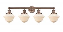 Innovations Lighting 616-4W-AC-G531 - Oxford - 4 Light - 34 inch - Antique Copper - Bath Vanity Light