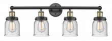 Innovations Lighting 616-4W-BAB-G54 - Bell - 4 Light - 32 inch - Black Antique Brass - Bath Vanity Light