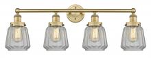 Innovations Lighting 616-4W-BB-G142 - Chatham - 4 Light - 34 inch - Brushed Brass - Bath Vanity Light