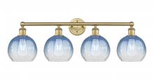 Innovations Lighting 616-4W-BB-G483-8SB - Brookhaven Globe - 4 Light - 35 inch - Brushed Brass - Bath Vanity Light