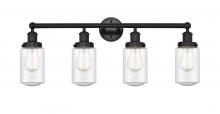 Innovations Lighting 616-4W-BK-G314 - Dover - 4 Light - 32 inch - Matte Black - Bath Vanity Light