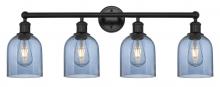 Innovations Lighting 616-4W-BK-G558-6BL - Bella - 4 Light - 33 inch - Matte Black - Bath Vanity Light