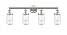 Innovations Lighting 616-4W-PN-G314 - Dover - 4 Light - 32 inch - Polished Nickel - Bath Vanity Light