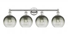 Innovations Lighting 616-4W-PN-G483-8SL - Brookhaven Globe - 4 Light - 35 inch - Polished Nickel - Bath Vanity Light