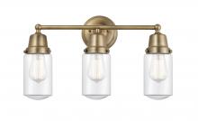 Innovations Lighting 623-3W-BB-G312 - Dover - 3 Light - 21 inch - Brushed Brass - Bath Vanity Light
