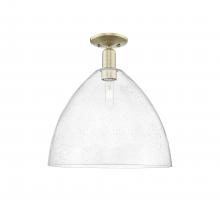 Innovations Lighting 716-1C-AB-GBD-164 - Bristol - 1 Light - 16 inch - Antique Brass - Semi-Flush Mount