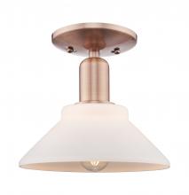 Innovations Lighting 716-1C-AC-G131 - Orwell - 1 Light - 8 inch - Antique Copper - Semi-Flush Mount