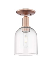 Innovations Lighting 716-1C-AC-G558-6CL - Bella - 1 Light - 6 inch - Antique Copper - Semi-Flush Mount