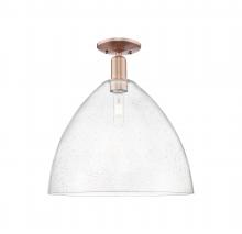 Innovations Lighting 716-1C-AC-GBD-164 - Bristol - 1 Light - 16 inch - Antique Copper - Semi-Flush Mount