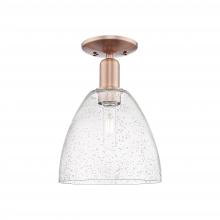 Innovations Lighting 716-1C-AC-GBD-94 - Bristol - 1 Light - 9 inch - Antique Copper - Semi-Flush Mount