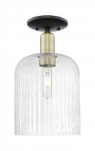 Innovations Lighting 716-1C-BAB-G559-8SDY - Bridal Veil - 1 Light - 8 inch - Black Antique Brass - Semi-Flush Mount
