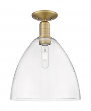 Innovations Lighting 716-1C-BB-GBD-122 - Bristol - 1 Light - 12 inch - Brushed Brass - Semi-Flush Mount