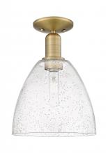 Innovations Lighting 716-1C-BB-GBD-94 - Bristol - 1 Light - 9 inch - Brushed Brass - Semi-Flush Mount