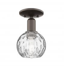 Innovations Lighting 716-1C-OB-G1215-6 - Athens Water Glass - 1 Light - 6 inch - Oil Rubbed Bronze - Semi-Flush Mount