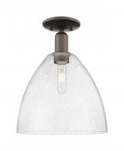 Innovations Lighting 716-1C-OB-GBD-124 - Bristol - 1 Light - 12 inch - Oil Rubbed Bronze - Semi-Flush Mount