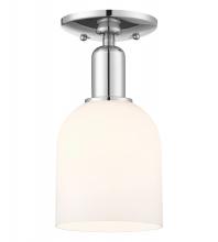 Innovations Lighting 716-1C-PC-G558-6GWH - Bella - 1 Light - 6 inch - Polished Chrome - Semi-Flush Mount