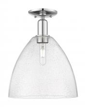 Innovations Lighting 716-1C-PC-GBD-124 - Bristol - 1 Light - 12 inch - Polished Chrome - Semi-Flush Mount