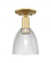 Innovations Lighting 716-1C-SG-G382 - Castile - 1 Light - 6 inch - Satin Gold - Semi-Flush Mount