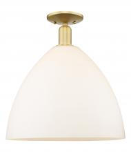 Innovations Lighting 716-1C-SG-GBD-161 - Bristol - 1 Light - 16 inch - Satin Gold - Semi-Flush Mount