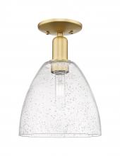 Innovations Lighting 716-1C-SG-GBD-94 - Bristol - 1 Light - 9 inch - Satin Gold - Semi-Flush Mount