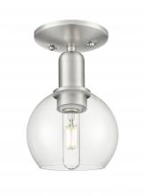 Innovations Lighting 716-1C-SN-G122-6 - Athens - 1 Light - 6 inch - Brushed Satin Nickel - Semi-Flush Mount