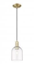 Innovations Lighting 716-1P-AB-G558-6CL - Bella - 1 Light - 6 inch - Antique Brass - Cord hung - Mini Pendant