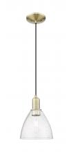 Innovations Lighting 716-1P-AB-GBD-754 - Bristol - 1 Light - 8 inch - Antique Brass - Cord hung - Mini Pendant