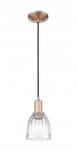 Innovations Lighting 716-1P-AC-G442 - Brookfield - 1 Light - 6 inch - Antique Copper - Cord hung - Mini Pendant