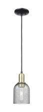 Innovations Lighting 716-1P-BAB-G257 - Caledonia - 1 Light - 5 inch - Black Antique Brass - Cord hung - Mini Pendant