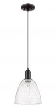 Innovations Lighting 716-1P-BK-GBD-94 - Bristol - 1 Light - 9 inch - Matte Black - Cord hung - Mini Pendant