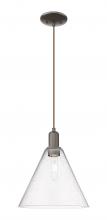 Innovations Lighting 716-1P-OB-GBC-124 - Berkshire Glass - 1 Light - 12 inch - Oil Rubbed Bronze - Cord hung - Mini Pendant