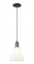 Innovations Lighting 716-1P-OB-GBC-81 - Berkshire Glass - 1 Light - 8 inch - Oil Rubbed Bronze - Cord hung - Mini Pendant