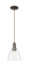 Innovations Lighting 716-1P-OB-GBD-752 - Bristol - 1 Light - 8 inch - Oil Rubbed Bronze - Cord hung - Mini Pendant