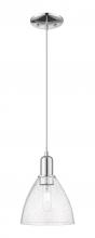 Innovations Lighting 716-1P-PC-GBD-754 - Bristol - 1 Light - 8 inch - Polished Chrome - Cord hung - Mini Pendant