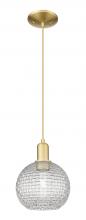 Innovations Lighting 716-1P-SG-G122C-8CL - Athens - 1 Light - 8 inch - Satin Gold - Cord hung - Mini Pendant