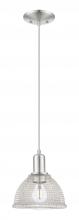 Innovations Lighting 716-1P-SN-G422 - Arietta - 1 Light - 8 inch - Brushed Satin Nickel - Cord hung - Mini Pendant